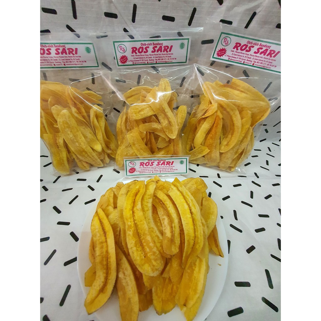 Kripik Pisang Asin 175Gr Oleh Oleh Bandung