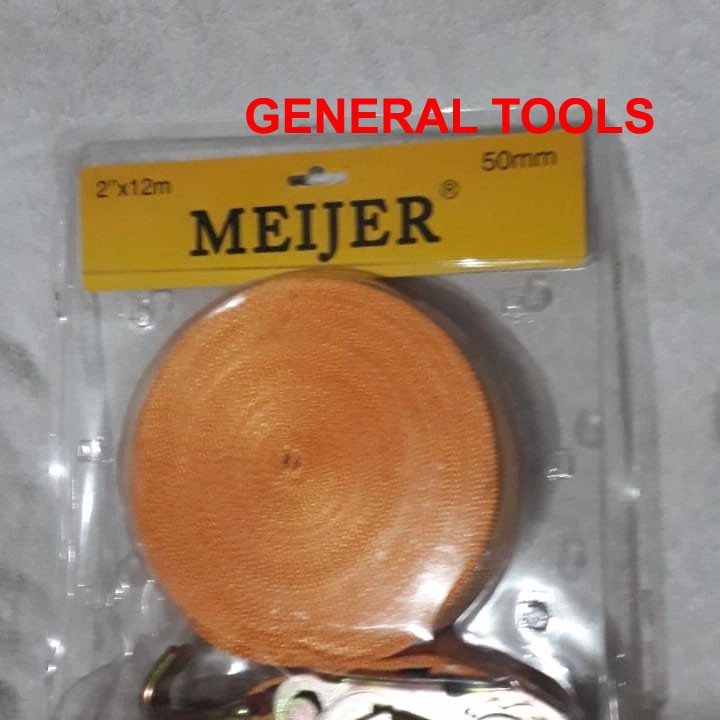 

Meijer Ratchet Sling Tali Sling Pengikat Barang 2inch X 12m