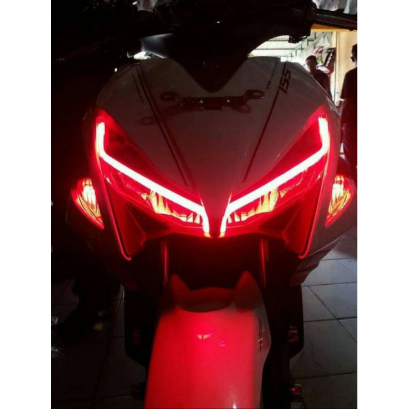 Lampu alis DRL flexible AES original nmax aerox lexi vario dll