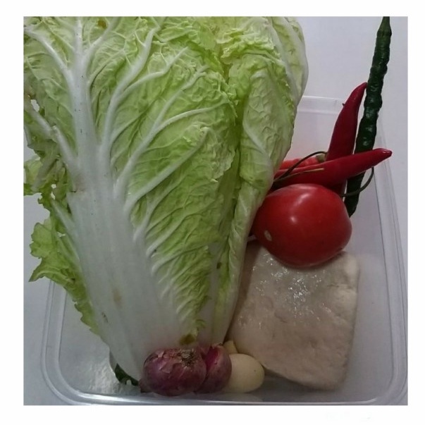

paket tumis sawi putih + tahu