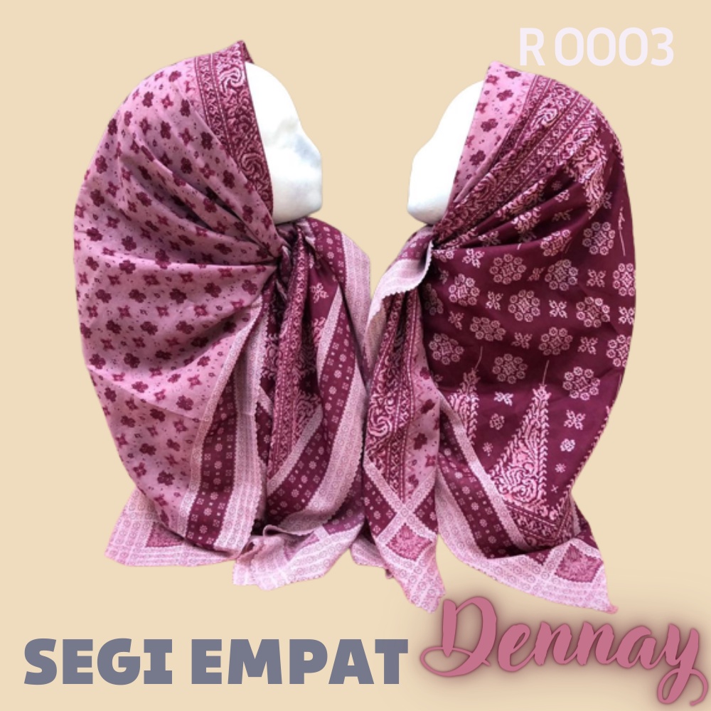 KERUDUNG SEGI EMPAT MOTIF DENNAY KW LASER CUT HIJAB VOAL MOTIF LC