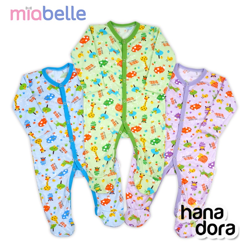 Miabelle Sleepsuit Close Foot - Baju Tidur Bayi