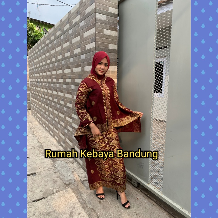 SETELAN NIA SONGKET BATIK JUPRI SONGKET PALEMBANG RUMAH KEBAYA BANDUNG RUMAH SONGKET BANDUNG BATIK JUPRI  BATIK COUPLE SONGKET PALEMBANG