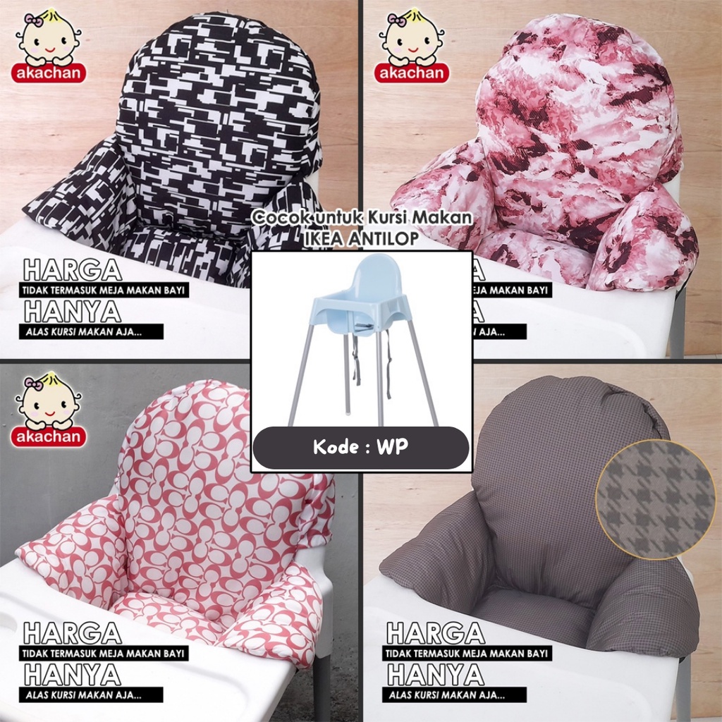 ALAS KURSI MAKAN WATERPROOF BAYI - Baby High Chair Waterproof AKACHAN hc wp