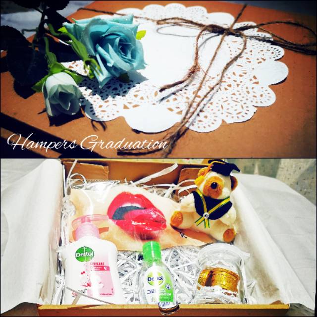 Hampers graduation / gift set hadiah wisuda new normal handsanitizer handwash masker