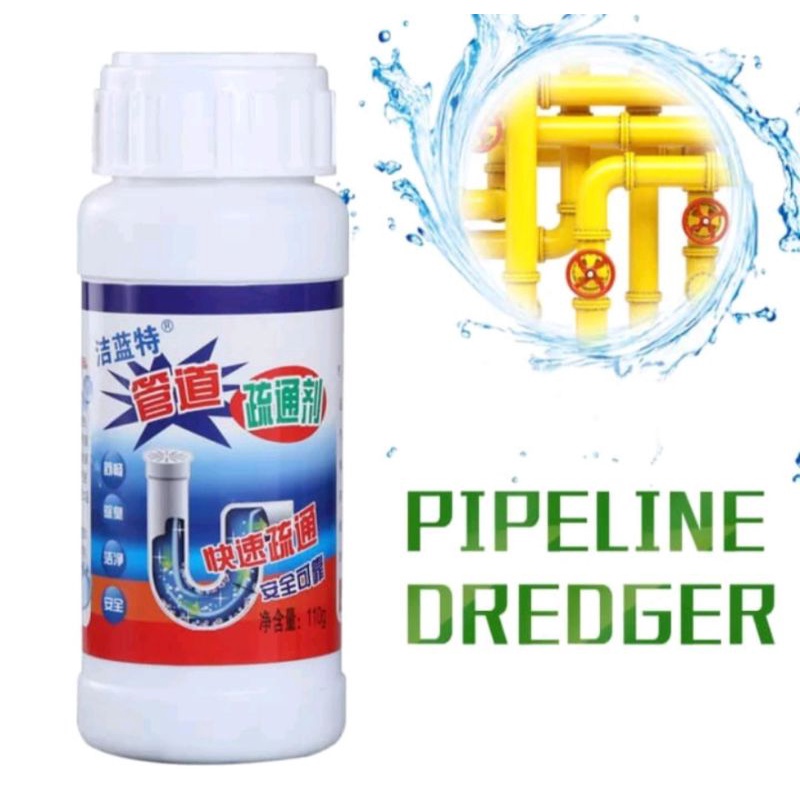 TERMURAH GROSIR Serbuk Bubuk Anti Sumbat Pipa Pembersih Saluran Air Toilet Wastafel WC Penyumbatan Mampet