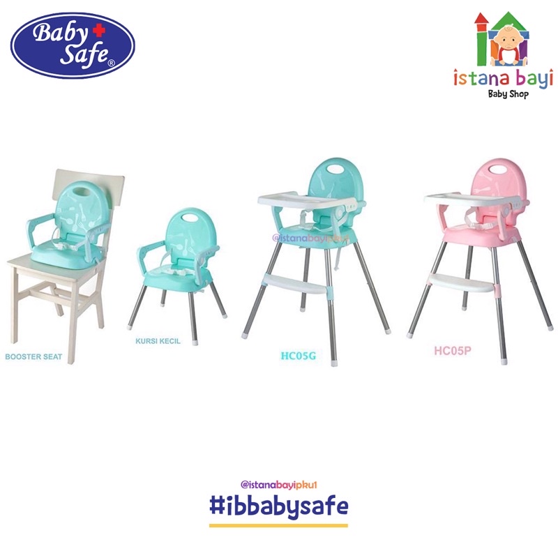 Baby Safe High Chair 3 in 1 / Kursi makan anak/HC05P