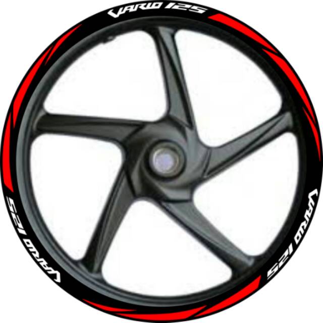 Stiker velg model vario 125 V2 uk velg 14"