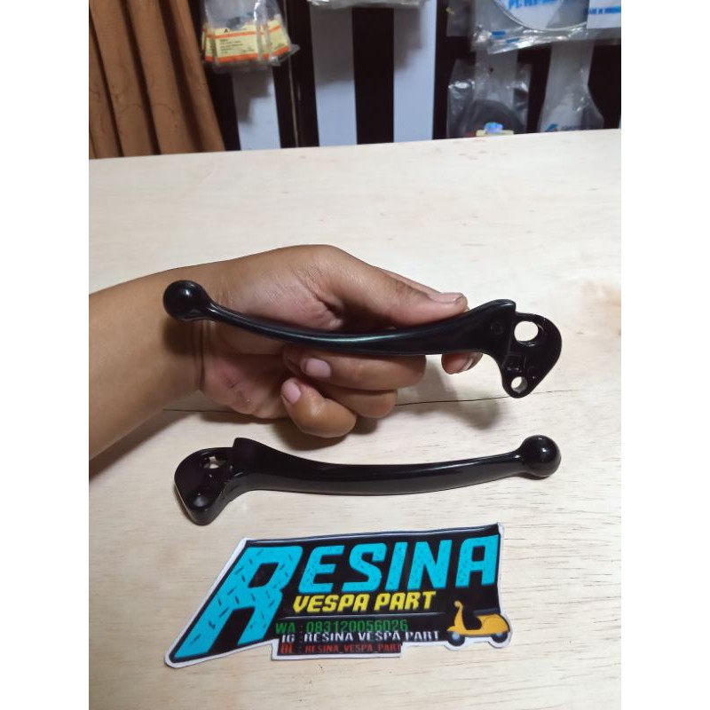 handle vespa super sprint px PTS hitam coating import