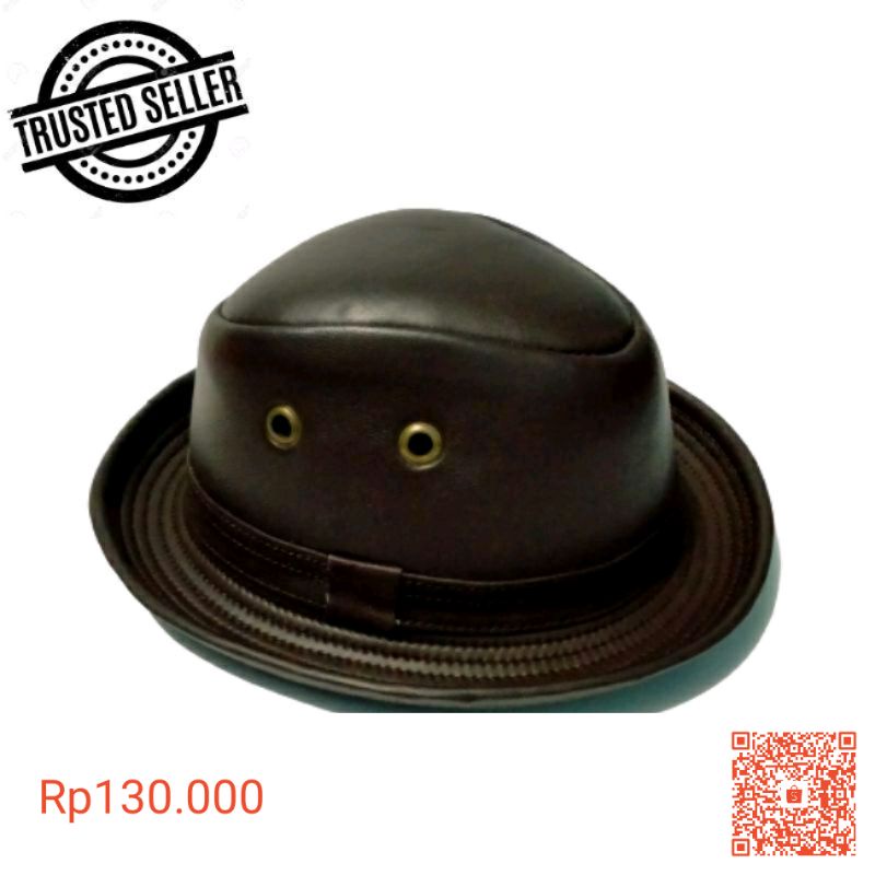 TOPI LAKEN KULIT DOMBA ASLI GARUT / Topi FEDORAS / TOPI ANJIE / TOPI PRIA