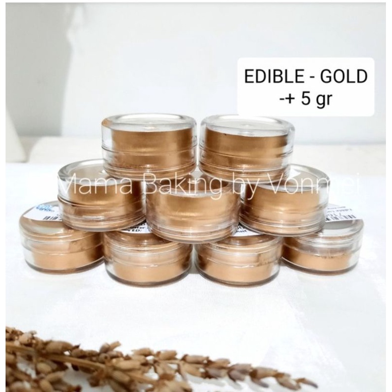 

Edible Luster Dust Gold Powder Bubuk Emas