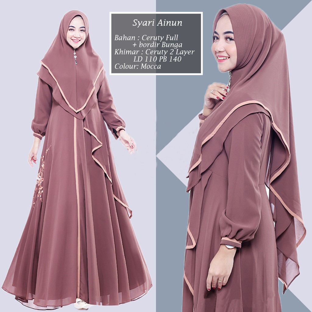 GAMIS/DRESS AINUN SYARI PREMIUM