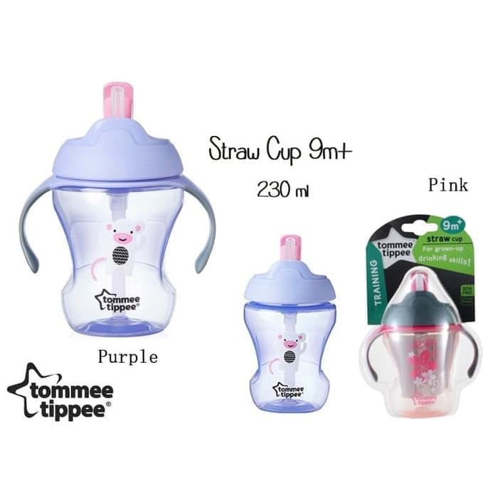 Tommee Tippee Trainer Straw Cup 9m+ 230 ml