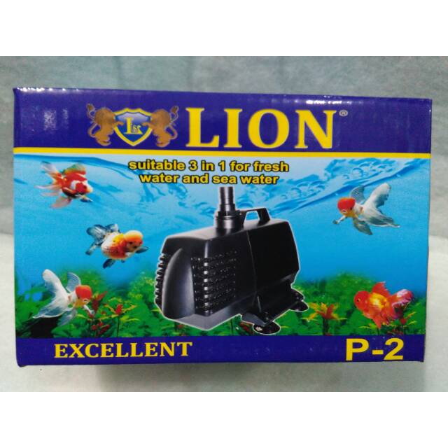 POMPA KOLAM/HIDROPONIK/AIR MANCUR LION P2