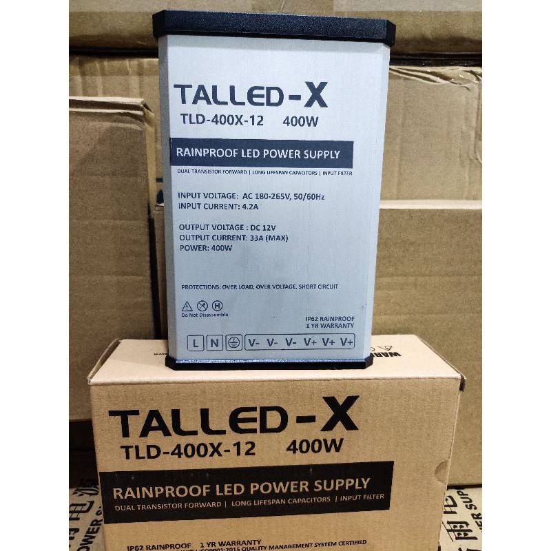 power supply Rainproof talled-X 400w DC-12V