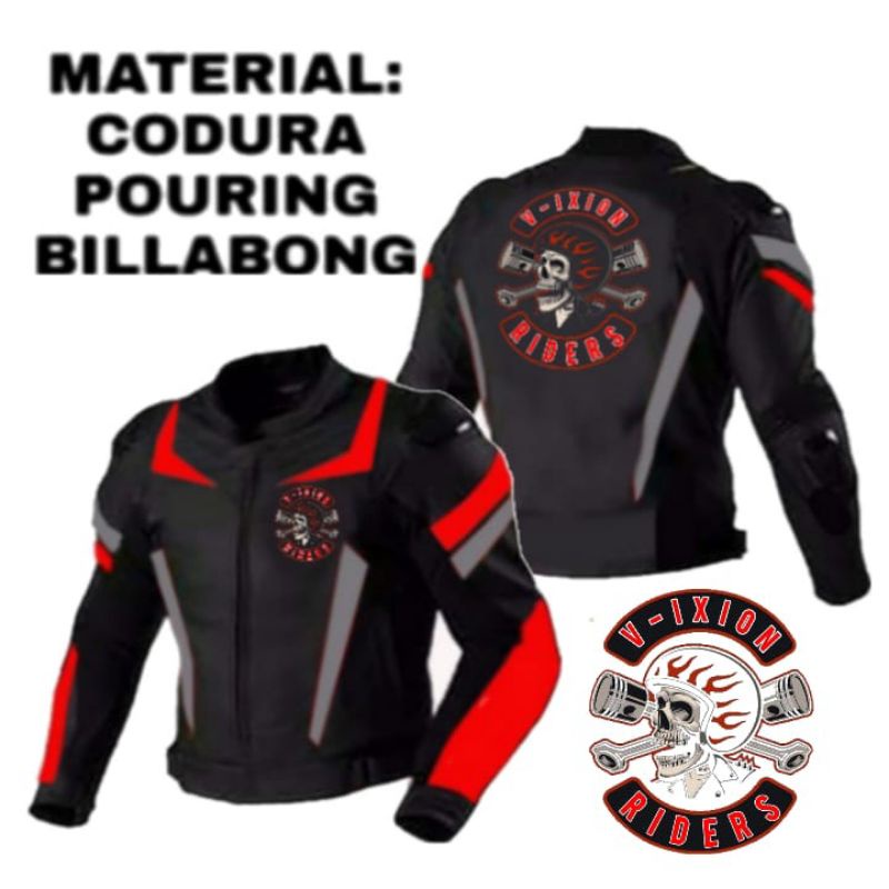 Jaket Touring Motor Vixion Full Protektor Windproof Jaket Touring Vixion 001