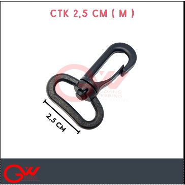 Kew kew / cantolan / Kait plastik CTK 2,5CM (M)