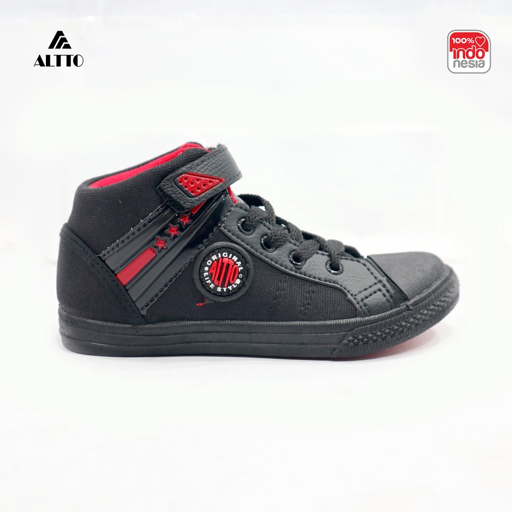 ALTTO HC SS 710 BLACK/RED -30-33 - SEPATU ANAK -  ALTTO