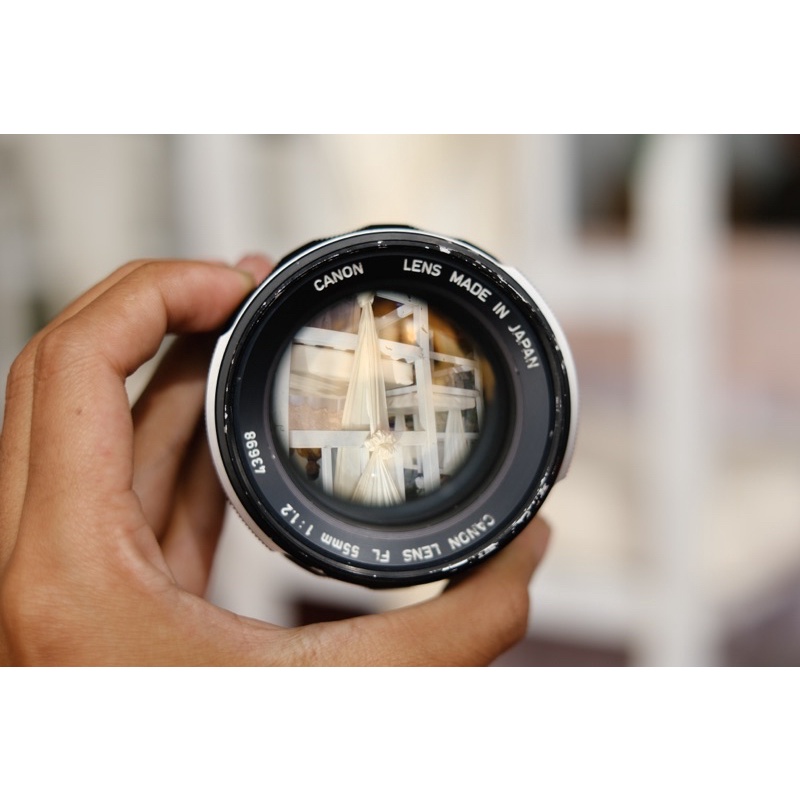 Lensa Cannon FL 55mm F1.2