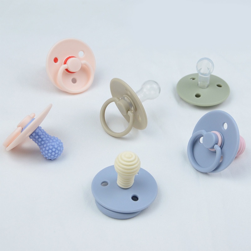 Mary Bib / Slabber / Empeng / Dot Bayi Newborn Laki-Laki / Perempuan Bahan Silikon Warna-Warni