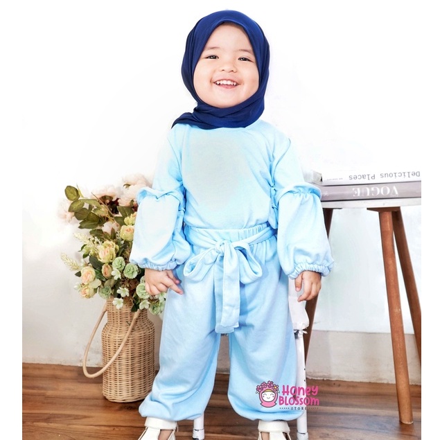 Alika One Set Anak Honeyblossom / Original Setelan One Set Anak Perempuan 1 Tahun