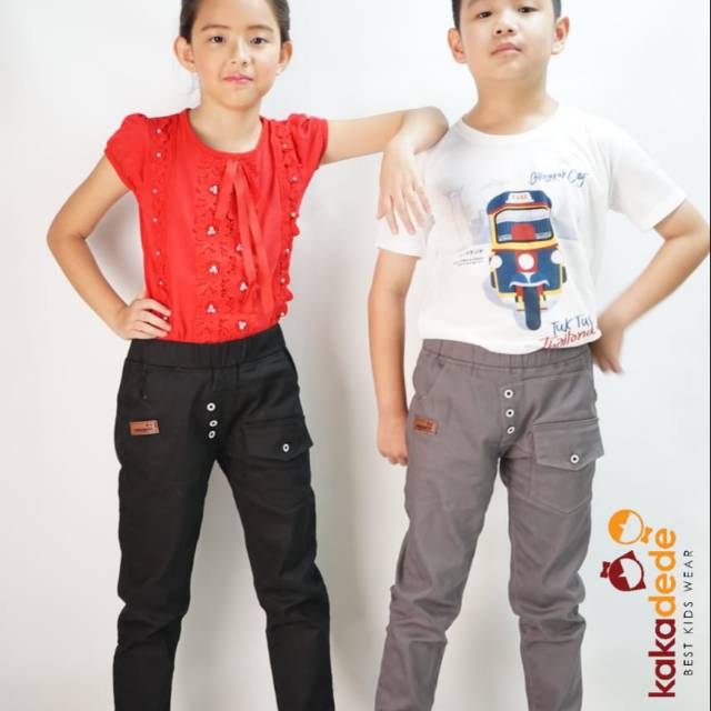 Celana Chinos Cargo KakaDede