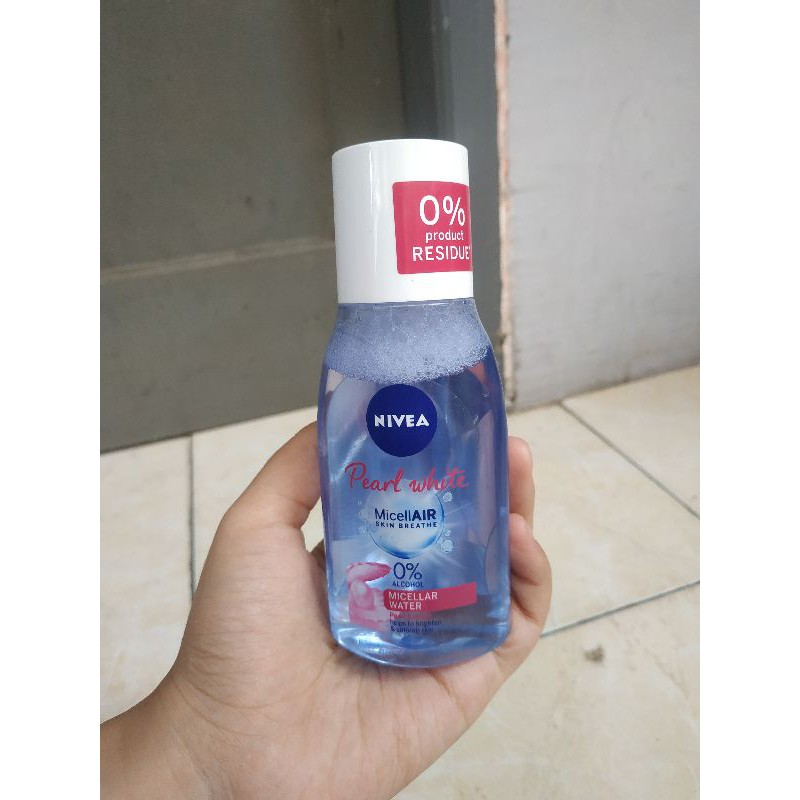 micellar water nivea biru Pearl white preloved