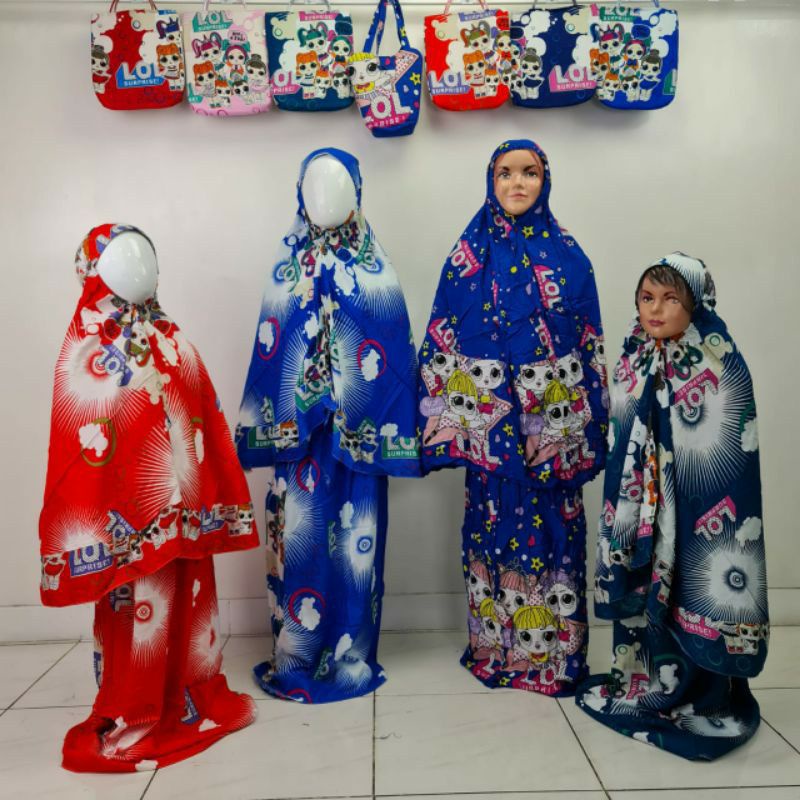 Mukena Bali Setelan Anak Karakter LOL