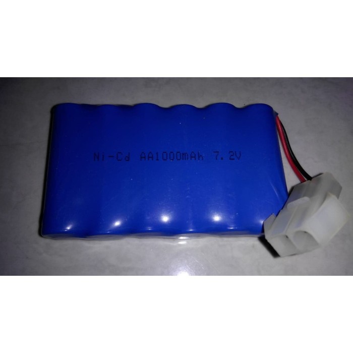 Baterai Batre RC Mobil Remot 7.2V 1000mAh Soket Putih 2pin