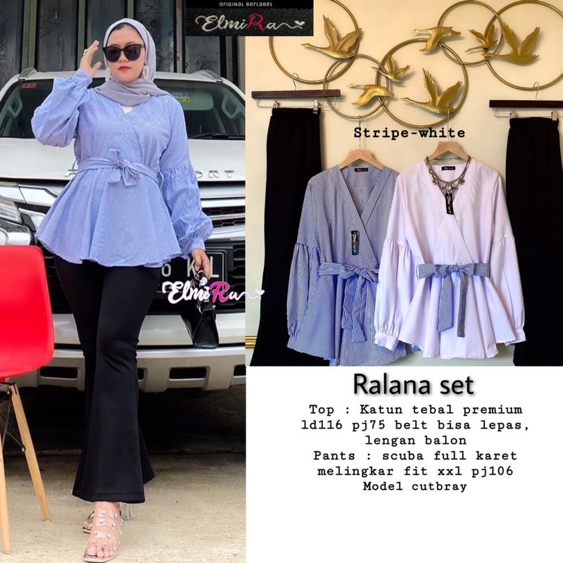 SETELAN KQTUN TEBAL PREMIUM RALANA SET BY ELMIRA