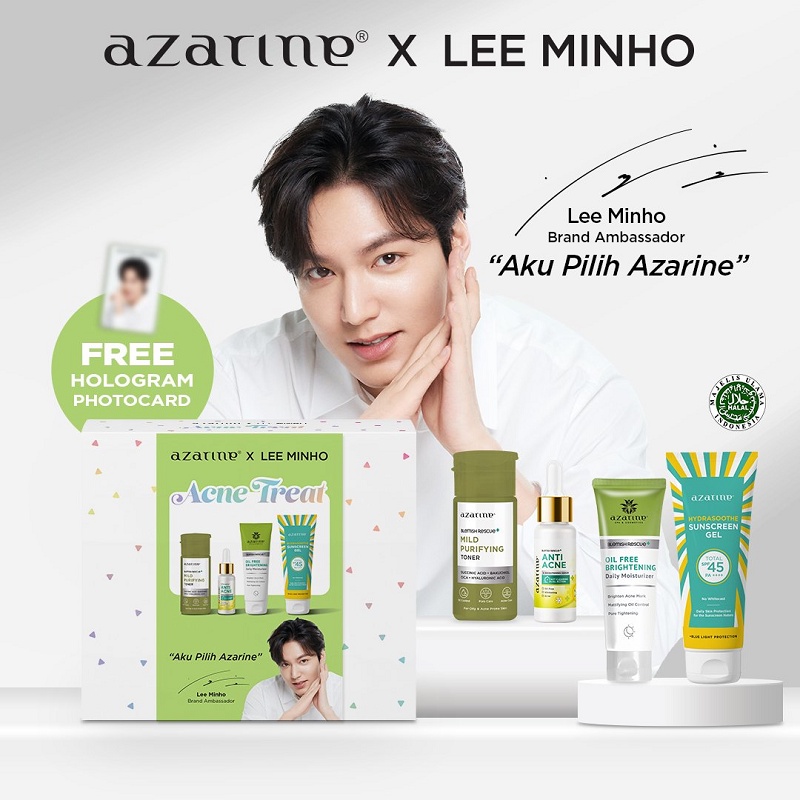 Azarine X LEE MINHO Recipe of Glowing Skin | Recipe Acne Treat