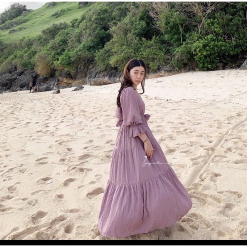 [PRELOVED] MAURI DRESS MAUVE  BOOGIETA