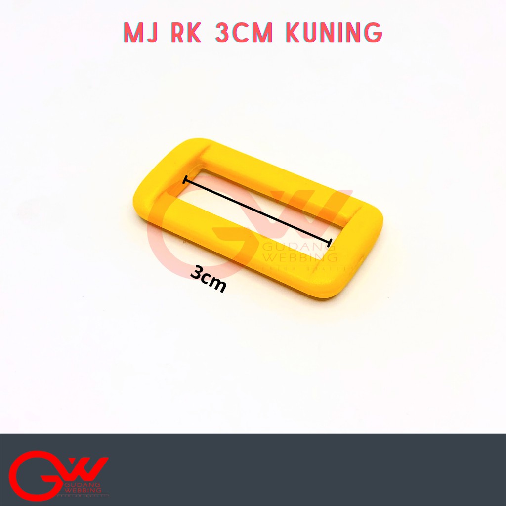 Ring Kotak / Ring Geser / MJ RK 3,0cm Kuning