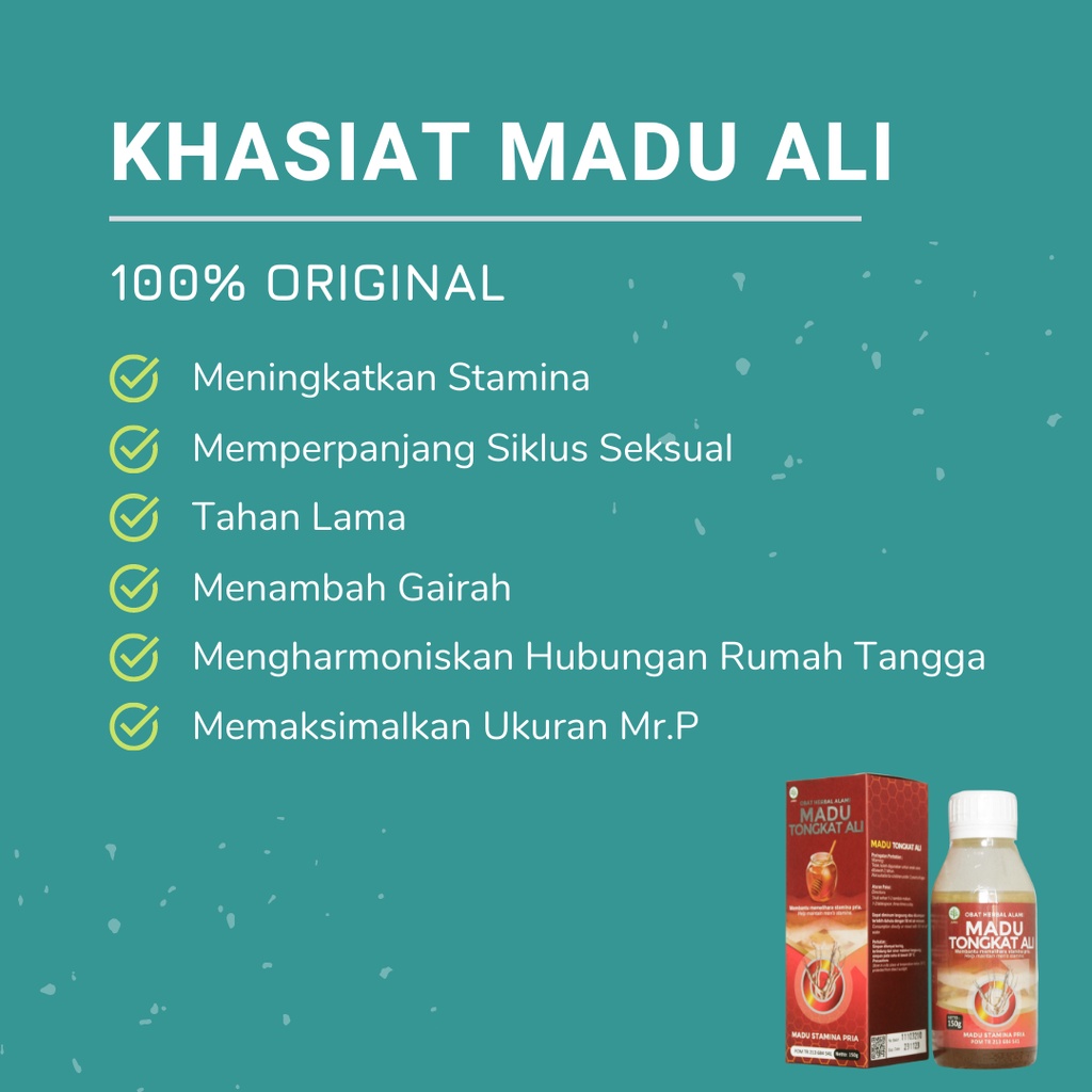 Madu Tongkat Ali 150 gram Obat Kuat Kesehatan Seksual Madu Asli Untuk Sexsual Super Pasceng Meningkatkan Stamina Pria Dewasa Tahan Lama Lemah Syahwat Suplemen Original 100% Herbal Ori Dijamin Ampuh Atasi Keperkasaan Sex-3