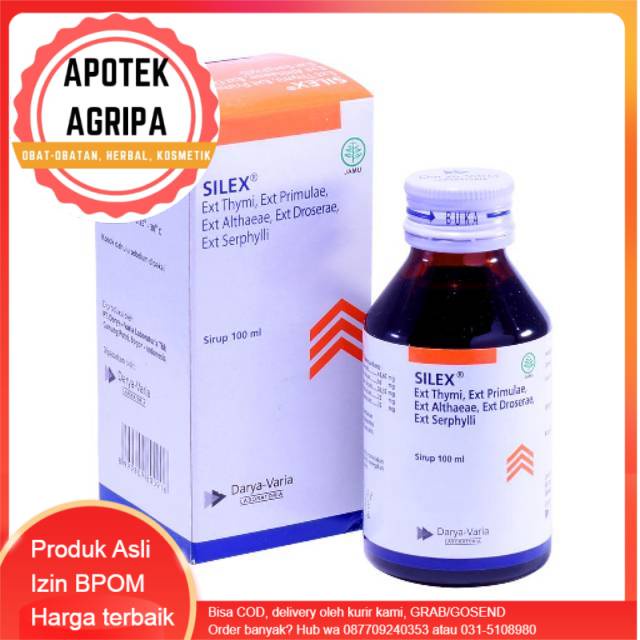 Silex Syrup (Obat Batuk) Anak Dan Dewasa/Ibu Hamil Menyusui 100ml