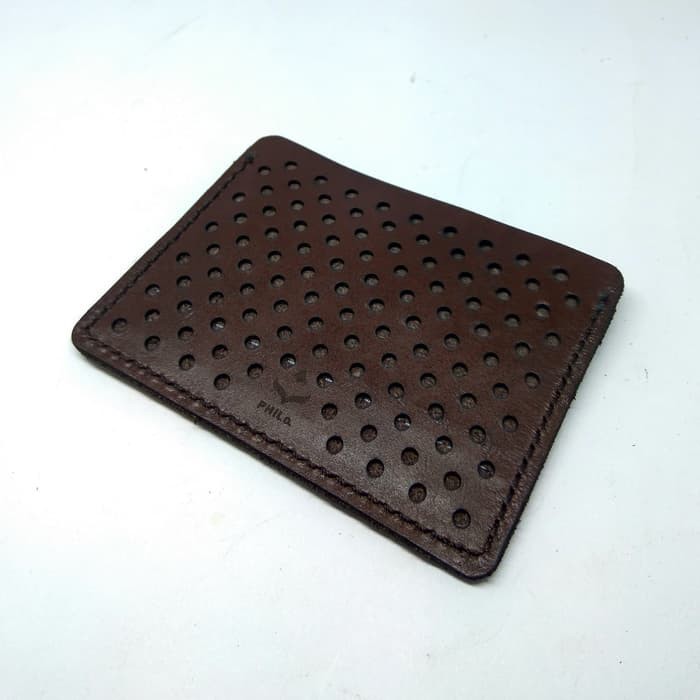 dompet kartu laser- card wallet - slim wallet warna coklat PHWL301