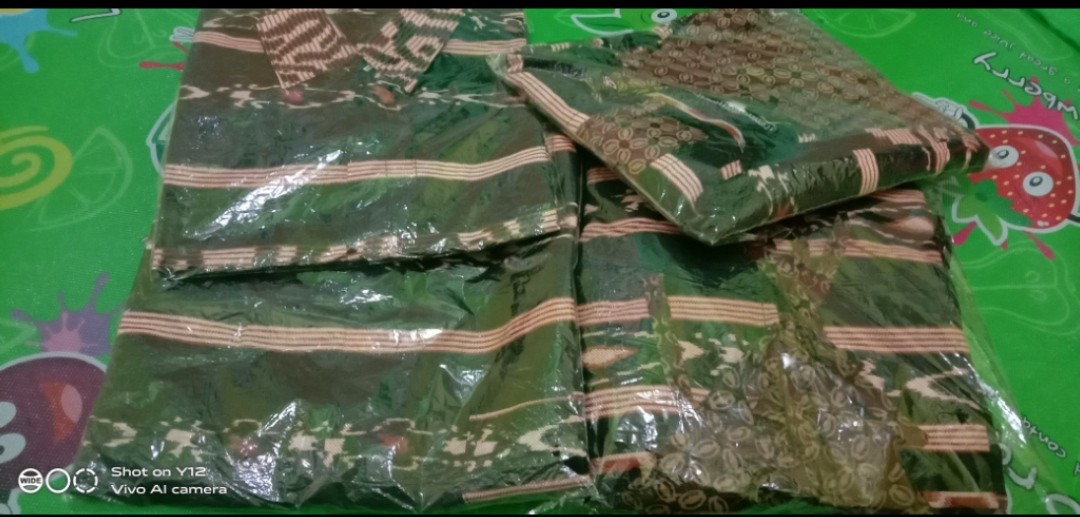 Batik Couple Keluarga Maura Couple Sania Ruffle Ori Ndoro Jowi Dnt Termurah
