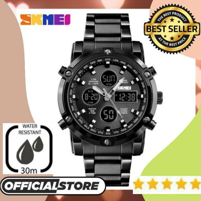 Jam Tangan Skmei Pria Original 1389 - Jam Tangan Pria Skmei Original - Jam Tangan Cowok Murah