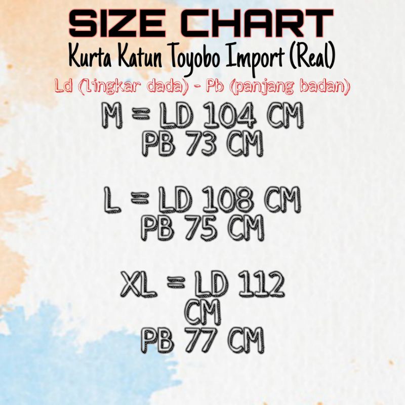 BAJU KOKO KURTA DEWASA KATUN TOYOBO TOJIRO ADEM SIZE M-L-XL