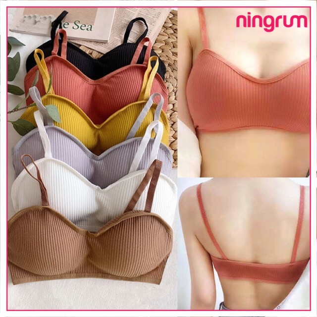 Ningrum Pakaian Dalam Bra Wanita BH Wanita Tanpa Kawat Bh Busa Import Seamless Gaya Korea - 2002