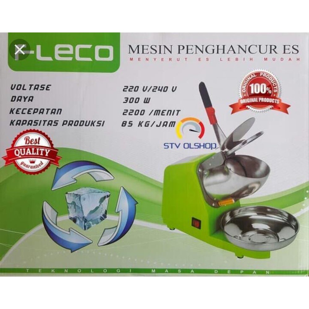Mesin serut listrik Es batu Fleco terakhir