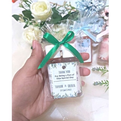 Paket Souvenir Pernikahan Hand sanitizer dan Hand Soap