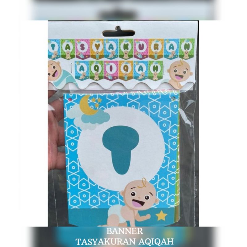 BANNER TASYAKURAN AQIQAH SET