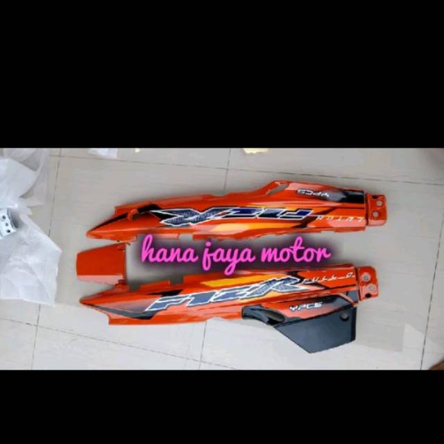 Cover body fizr set dengan box aki orange