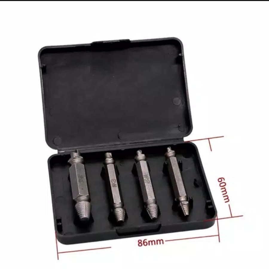 Alat Pembuka Baut Rusak / Screw Extractor Broken Stripped Screw Remove ADN.in
