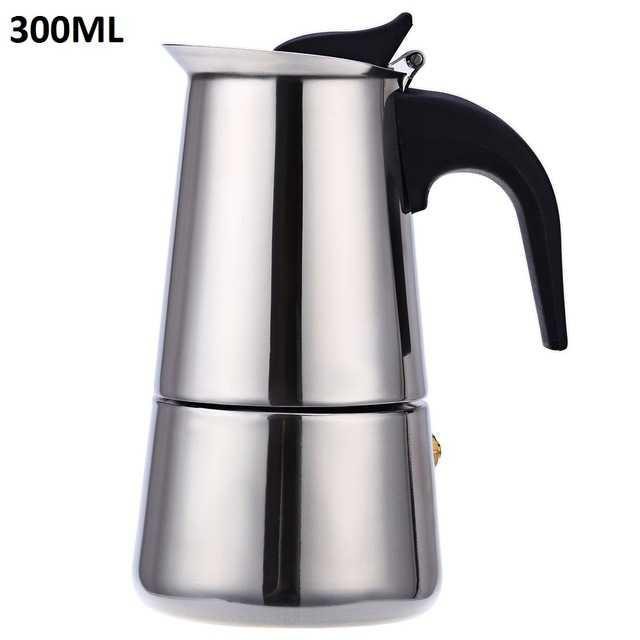 Moka Pot Teko Filter 300ml Espresso Coffee Maker Teko Alat Seduh Kopi