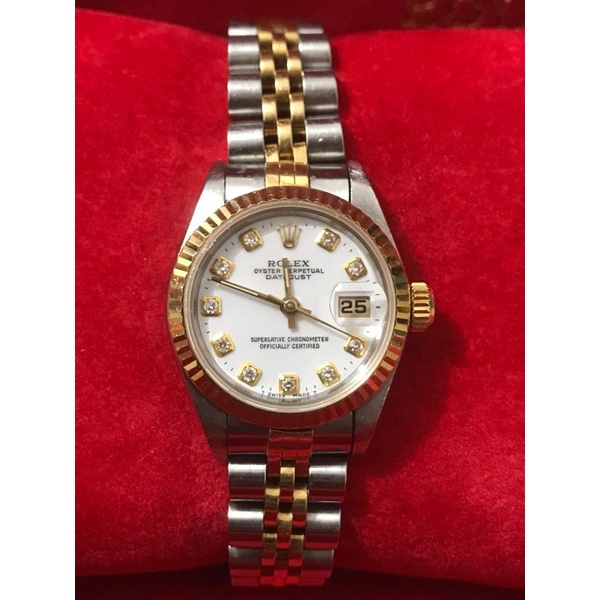 rolex wanita original jam tangan rolex datejust authentic preloved jam second