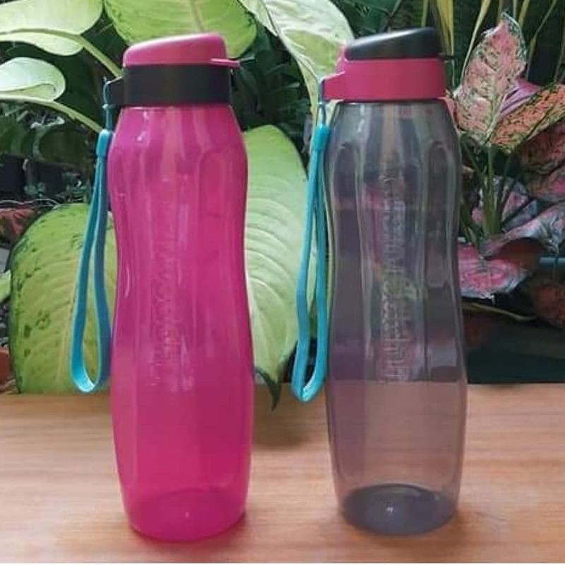 Tempat Botol  Air  Minum Minuman Eco  Bottle Tutup Flip Tali 