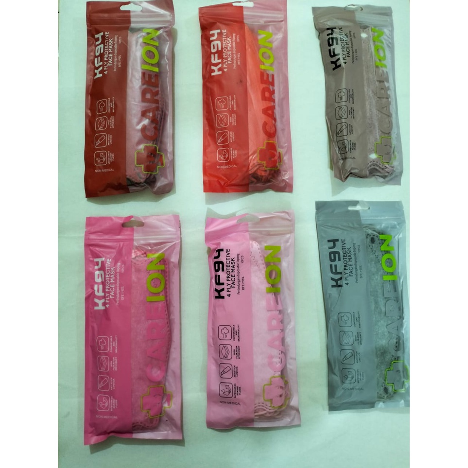 MASKER KF94 MIX WARNA / perwarna/ KF94 CARION/ KF94 GRADATION