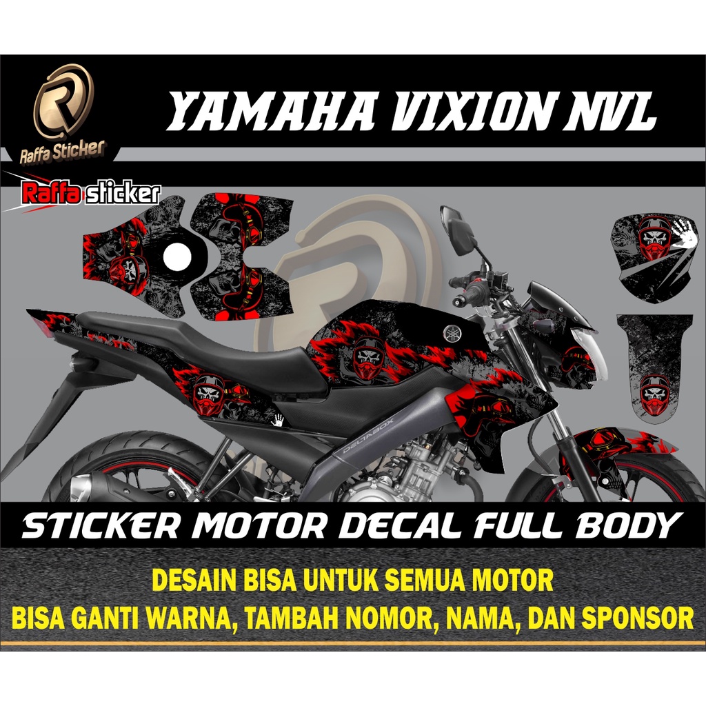 sticker decal vixion nvl 2013 - decal stiker vixion nvl 2014 - sticker full body vixion nvl 2015